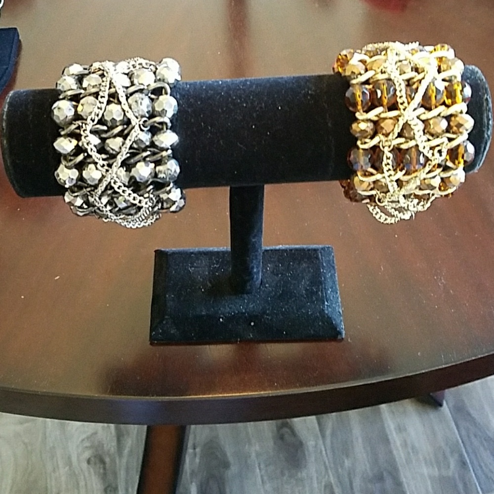 Vintage glass bracelets